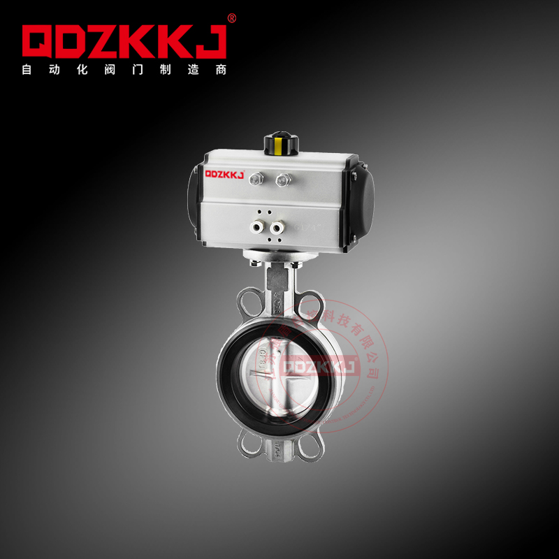 氣動不銹鋼蝶閥_D671F氣動對夾蝶閥